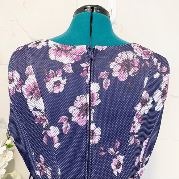 Torrid Skater Dress Purple Floral Sleeveless 16 - Picture 12 of 16